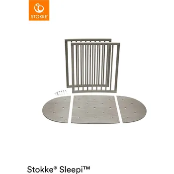 Kočárek STOKKE Sleepi Rozšiřovací set V3 Hazy Grey