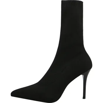 Dámská obuv Ponožkové lodičky na vysokém podpatku Velikost: 34, Barva (Varianta): 7cm heel černá