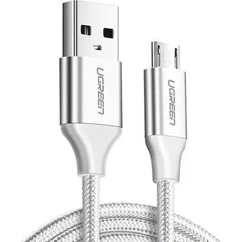 Datový kabel Ugreen US290 USB kabel - Micro USB / 1,5m / 2,4A / bílý