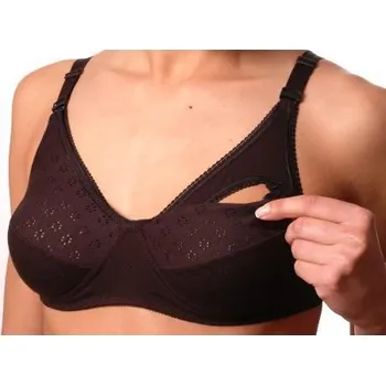 Těhotenská podprsenka TUFI Kojící podprsenka černá 75B