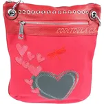 Dámská taška přes rameno Tapple fashion – červená se vzorem srdce, prostorná a stylová, ideální pro každodenní nošení | Cooltovka.cz