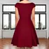Dámské šaty Best Fashion Áčkové šaty do tanečních bordó, M