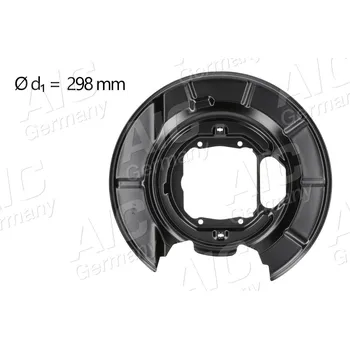 Brzdový kotouč Ochranný plech proti rozstřikování, brzdový kotouč A.I.C. 71364