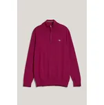 SVETR GANT CLASSIC COTTON HALFZIP BEAUTYBERRY PURPLE