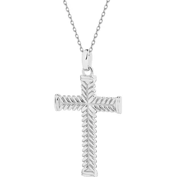 Přívěsek Stříbrný přívěsek - kříž - AP539-5295