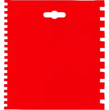 Malířská stěrka Zubová stěrka plastová, 14,5x15,5cm ( )