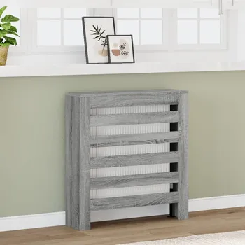 Radiátor vidaXL Kryt na radiátor 78 x 20 x 82 cm kompozitní dřevo [852681] Barva: šedá sonoma