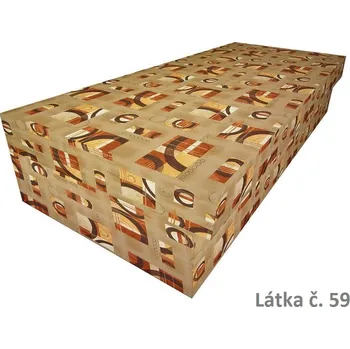 Postel Zvýšená válenda Ivan - mikroplyš Rozměr: 85x195, Barva látky: č. 59