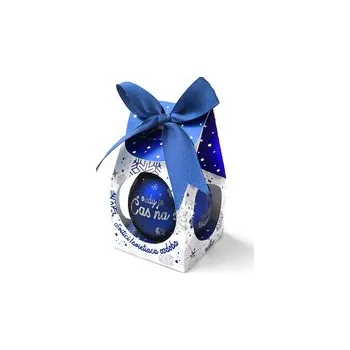 Vánoční dekorace Nekupto Vánoční koule s potiskem Vždy je čas na sny svítící