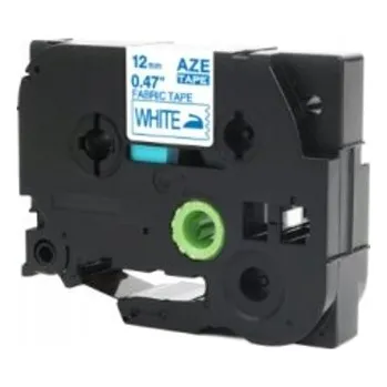 Pásek do tiskárny Naplnka Kompatibilní páska s Brother TZe-FA3, 12mm x 3m, modrý tisk / bílý