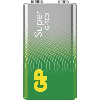 Článková baterie EMOS Alkalická baterie GP Super 9V (6LR61), 1 ks B01501