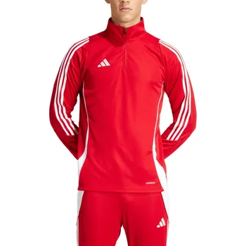 Adidas Mikina Tiro 24 krátký zip Velikost: 2XL Barva: Červená
