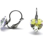 Náušnice Swarovski srdíčka se zirkonem Loannis - Multicolor
