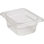 Nádoba Camwear GN 1/8 z polykarbonátu, Cambro, 0,7 l, H 65 mm, 0,7L, Průhledná, 161x132x(H)65mm