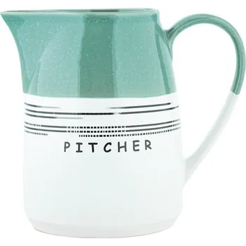 Bílo-zelený kameninový džbán Villa Altachiara Homify ID_1425963