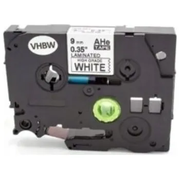 Pásek do tiskárny Naplnka Kompatibilní páska s Brother HGe-221, 9mm x 8m, černý tisk / bílý
