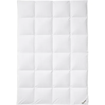 přikrývka Fjödur Luxusní prošívaná péřová přikrývka, extra teplá 140 x 200 cm Bílá