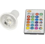 T-LED LED žárovka RGBW GU10 5W 60° Barva světla: RGB + Teplá bílá