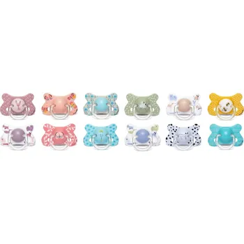 SUAVINEX | ŠIDÍTKO FUSION fyziologické SILIKON +18 m 2 ks