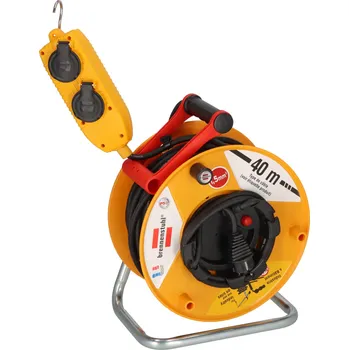 Prodlužovací kabel Brennenstuhl průmyslový kabelový buben 40m se 4 zásuvkami s krytkou&nbsp;IP44