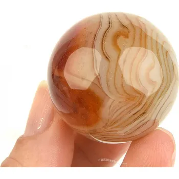 Přírodní kámen Koule achát sardonyx koule Ø 34mm