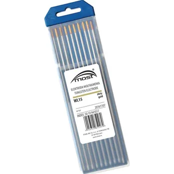 Stavební hořák Wolframová elektroda 2,4 x 175 mm legovaná lanthanem WL15 TIG MOST zlatá