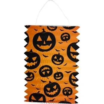 Folat Závěsný lampion válec dýně 16 x 22 cm /BP