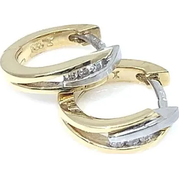 Náušnice Diante Zlaté náušnice s briliantem 83000111