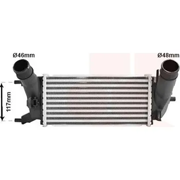 Turbodmychadlo chladič turba VAN WEZEL 18014728