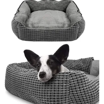 Pelíšek pro psa Pelíšek pro psy a kočky MANCHE vel. S 52x48 cm šedý