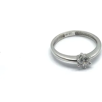 Prsten Diante Zlatý prsten s bílým kamenem 59632284