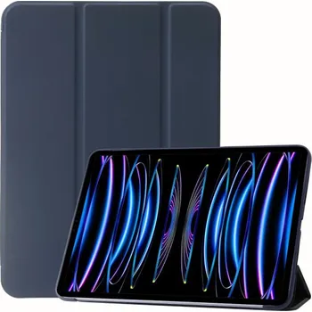 Pouzdro na mobilní telefon Flipové pouzdro s funkcí uspání pro iPad Pro 13" (2024/2025) - tmavě modré
