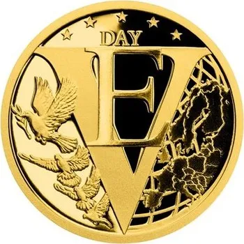 Sběratelství 2020 - Zlatá mince 5 NZD Konec II. světové války v Evropě