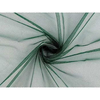 Tyl jemný oděvní PAD METRÁŽ - 9 zelená tmavá