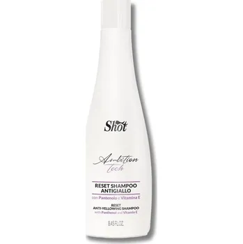 Šampon Shot Ambition Tech Reset Anti-Yellowing Shampoo - šampon proti nežádoucím odleskům 250 ml