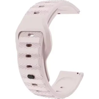 Příslušenství k chytrým hodinkám eses Silikonový řemínek s provlékáním - Vzorovaný růžový, 16 mm