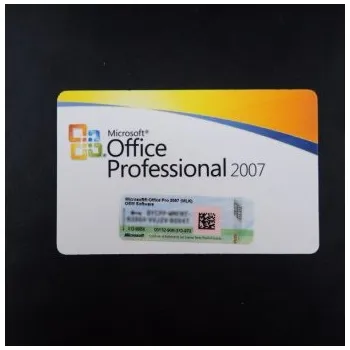 Microsoft Office 2007 Professional, Software Certifikát pravosti MICROSOFT 269-10339