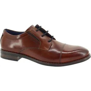 Oblečení a móda BUGATTI Pánské kožené hnědé polobotky 311-AO501-1000-6300-247 Velikost 41