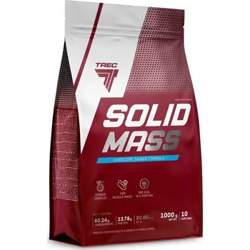 Anabolizér Solid Mass - Trec Nutrition Příchuť: Vanilla, Balení: 1000 g