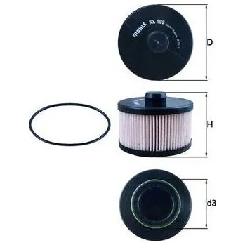 Palivový filtr Palivový filtr KNECHT KX 199D