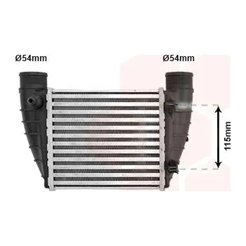 Turbodmychadlo chladič turba VAN WEZEL 03004345