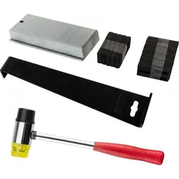 Sada nářadí Montážní sada pro pokládku podlahových panelů s kladivem, lžící a klíny. MZR 72695