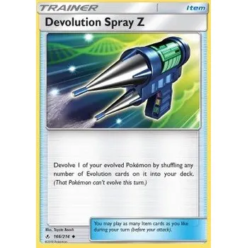 Volný čas Pokémon UNB 166/214 Devolution Spray Z - Unbroken Bonds Stav: Excellent, Verze: NORMAL