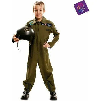 Karnevalový kostým Kostým pro děti My Other Me Top Gun zelená Velikost: 10-12 let