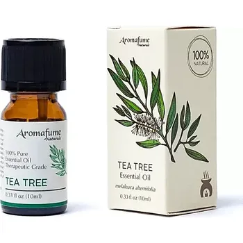 100% Tea Tree olej 10ml | AromaFume Naturals (Přírodní esenciální olej Tea Tree. Tento olej je pečlivě destilován z listů australského čajovníku, známého pro své antiseptické a antibakteriální vlastnosti. 100% kvalitní, čístý a přírodní olej.)