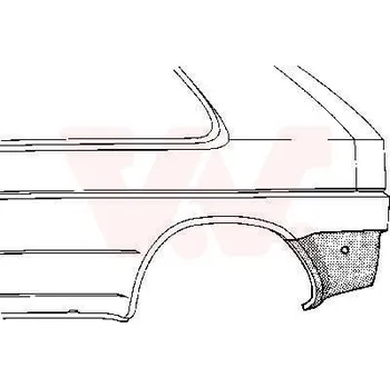 Příslušenství karosérie Boční stěna VAN WEZEL 5812133