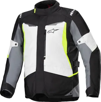 Moto bunda Bunda ST-1 WATERPROOF, ALPINESTARS (světle šedá/černá/žlutá fluo) 2026 (Velikost: 3XL)