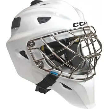 Hokejová helma Brankářská maska ccm axis f5 sr ONE SIZE SR BÍLÁ-CAT EYE