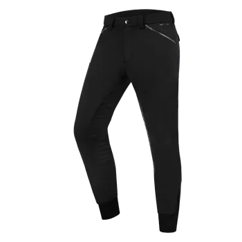 Jezdecké kalhoty Pánské rajtky ELT Marc s gripem, černá, Pánské - 50