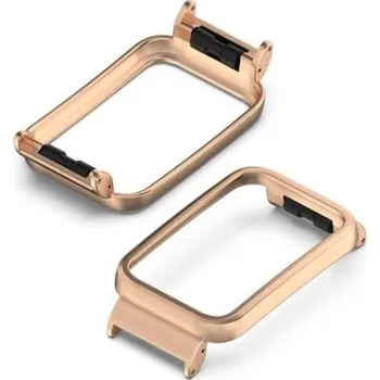 Příslušenství k chytrým hodinkám Kovový rámeček pro Xiaomi Smart Band 7 Pro - Růžovo zlatý